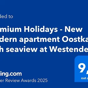 Appartement Premium Holidays - New Modern Oostkant With Seaview At Westende, Middelkerke
